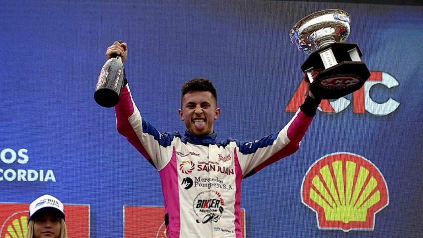 Automovilismo: primer podio de Tobías Martínez en el TC Pista