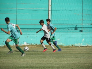 Duelo entre Sportivo y San Martín en Novena División. El partido se jugó este lunes 29, en el estadio José Eduardo Nehin, y fue victoria del Verdinegro por 2 a 0.