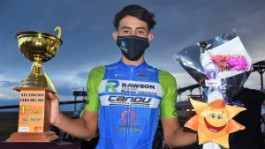 El sanjuanino Agustín Videla, ganador del Giro del Sol 2021 en categoría Sub 23.