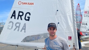 Yachting: buen inicio de competencia para Mateo Maldonado